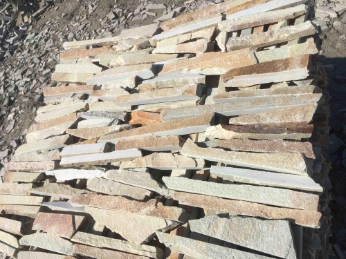 Горбушка златолит золотистый для облицовки купить в Мегионе